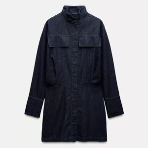 Zara Pocket Denim Dress